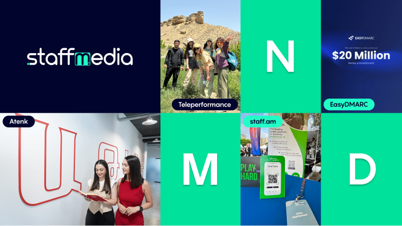 Սեպտեմբերի MND | Աթենք, staff.am, EasyDMARC, Teleperformance Armenia