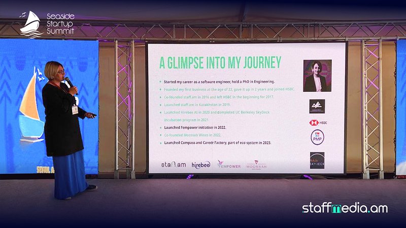 staff.am-ի համահիմնադիրը Sevan Startup Summit 2024-ին | Մենթորություն, աշխատարան, քննարկումներ
