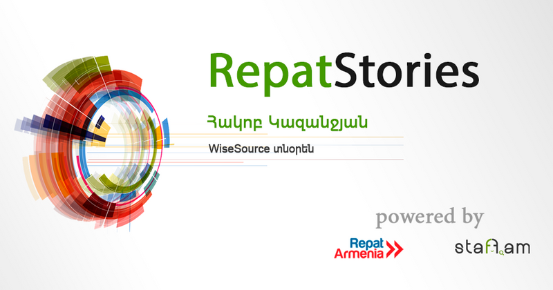 #RepatStories. Հայաստանը շատ խոստումնալից է երիտասարդ հայրենադարձի համար