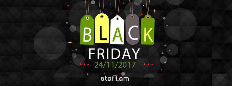 Black Friday staff.am-ում։ Մինչև 25% զեղչ միայն 1 օր։