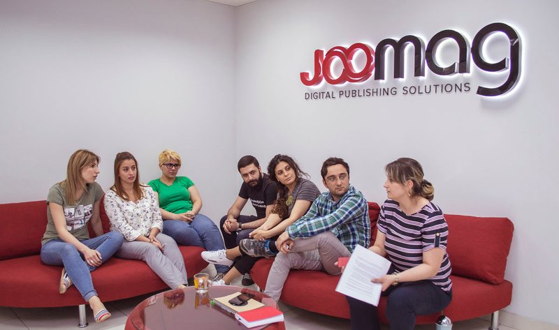 Joomag -ում աշխատում են հաճույքով. Հանդիպում-զրույց Joomager-ների հետ