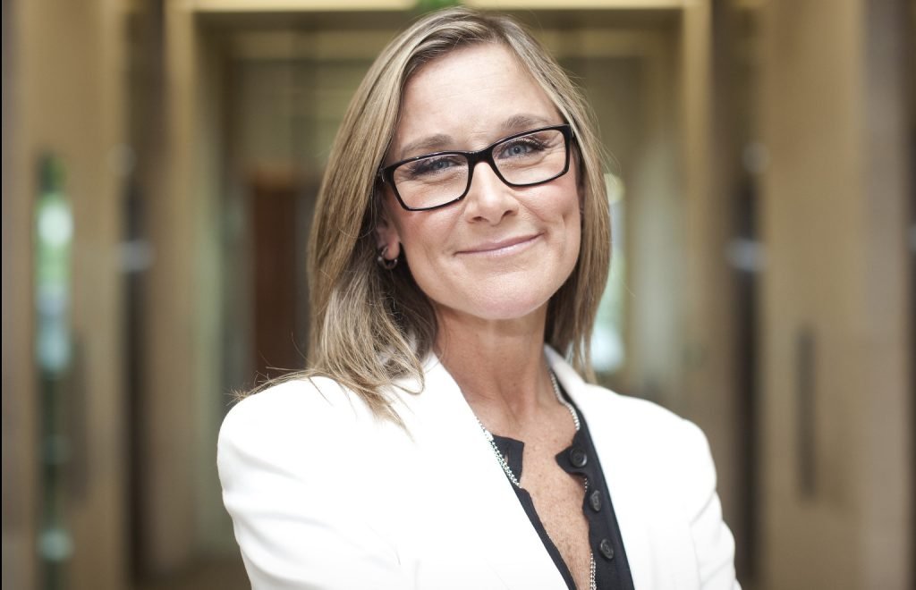 Burberry Group Plc CEO Angela Ahrendts At The London Stock Exchange